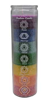 7 Chakra Jar Candle Mythical Collectibles Candles