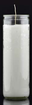 White 7-Day Jar Candle Mythical Collectibles Candles