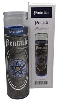 90 hr Pentacle (Frankincense) Jar Candle Mythical Collectibles Candles