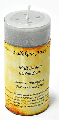 Full Moon Scented Lailokens Awen Candle Lailokens Awen Candles