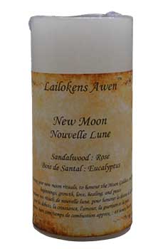 New Moon Scented Lailokens Awen Candle Lailokens Awen Candles