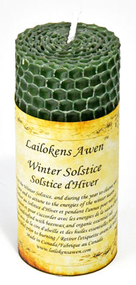 Winter Solstice Altar Lailokens Awen CandleMythical Collectibles