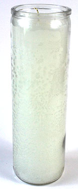 White 7-Day Jar Candle Mythical Collectibles Candles