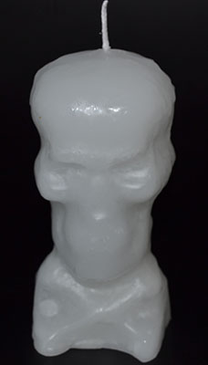 White Skull Candle Mythical Collectibles Candles