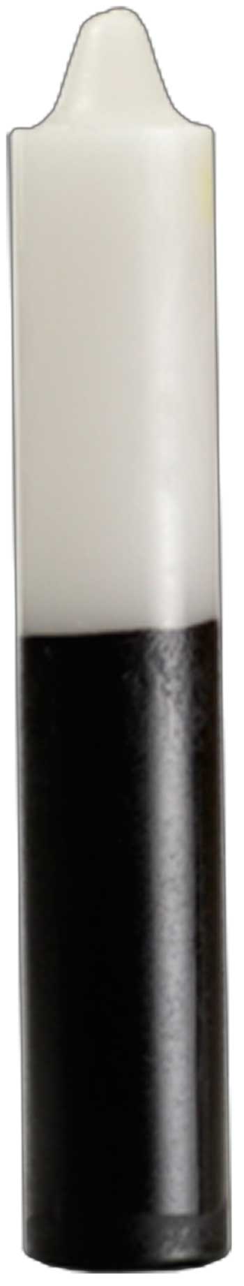 White & Black Pillar Candle Mythical Collectibles