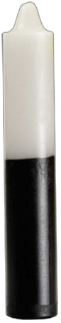 White & Black Pillar Candle Mythical Collectibles