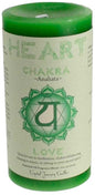 Heart Chakra Pillar Candle Mythical Collectibles Candles