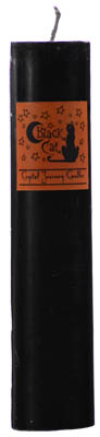 Black Cat Pillar Candle Mythical Collectibles Candles