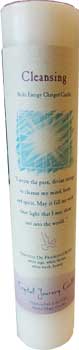 Cleansing Reiki Charged Pillar Candle Mythical Collectibles Candles