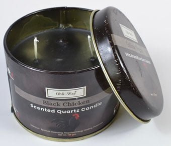 Gallina Negra (Black Chicken) Quartz Tin Candle Mythical Collectibles Candles