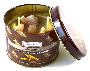 Holywood (Palo Santo) Quartz Tin Candle Mythical Collectibles Candles