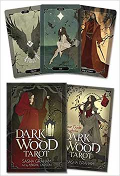 Dark Wood Tarot Deck & Book Graham & Larson Tarot Cards