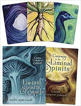 Liminal Spirits Oracle, Witch's Spirit Cards Laura Tempes Zakroff Tarot Cards