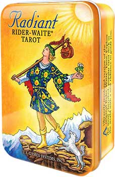 Radient Rider Tarot Tin Mythical Collectibles Tarot Cards