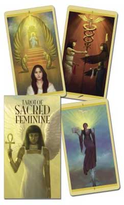 Tarot of Sacred Feminine Deck Floreana Nativo Tarot Cards