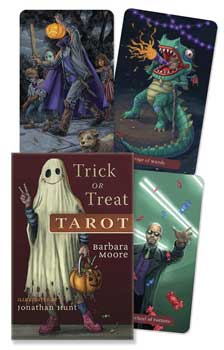 Trick or Treat Tarot Deck & Book Jonathan Hunt Tarot Cards
