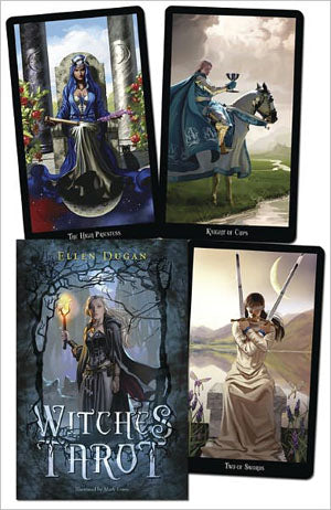 Witches Tarot Deck & Book Ellen Dugan Tarot Cards