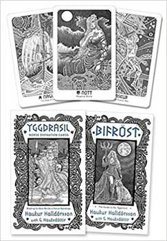 Yggdrasil Norse Divination Cards Deck & Book Halldorsson & Hauksdottir Tarot Cards