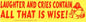Laughter and Cries Contain All That is Wise! Bumper Sticker Mythical Collectibles Bumper Stickers