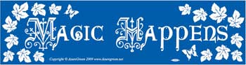 Magic Happens Bumper Sticker Mythical Collectibles Bumper Stickers