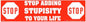 Stop Adding Stupisity to Your Life Bumper Sticker Mythical Collectibles Bumper Stickers