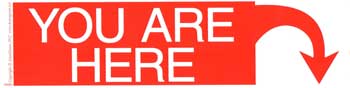 You Are Here Bumper Sticker Mythical Collectibles Bumper Stickers
