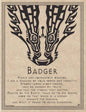Badger Prayer Poster Mythical Collectibles Posters