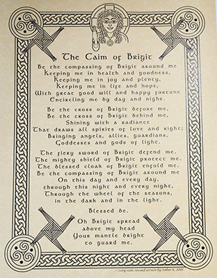 Caim of Brigit Poster Mythical Collectibles Posters