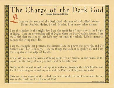 Dark God Poster Mythical Collectibles Posters