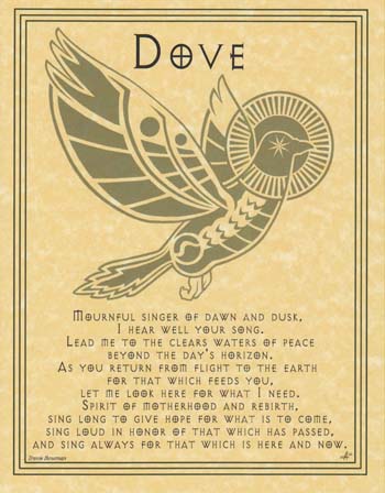 Dove Prayer Poster Mythical Collectibles Posters