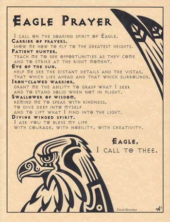Eagle Prayer Poster Mythical Collectibles Posters