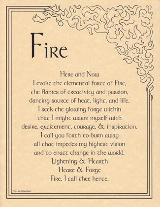 Fire Evocation Poster Mythical Collectibles Posters