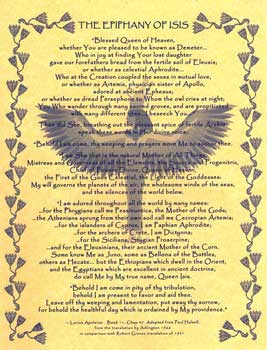 Epiphany of Isis Poster Mythical Collectibles Posters