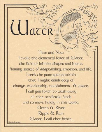 Water Evocation Poster Mythical Collectibles Posters