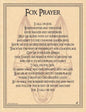 Fox Prayer Poster Mythical Collectibles Posters