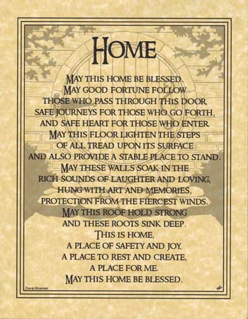 Home Blessing Poster Mythical Collectibles Posters