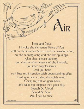 Air Invocation Poster Mythical Collectibles Posters