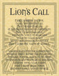 Lion Prayer Poster Mythical Collectibles Posters