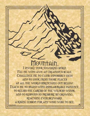 Mountain Prayer Poster Mythical Collectibles Posters