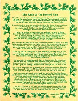 Rede of the Horned One Poster Mythical Collectibles Posters