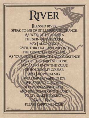River Prayer Poster Mythical Collectibles Posters