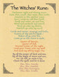 Witches' Rune Poster Mythical Collectibles Posters