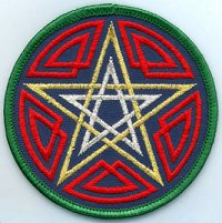 Celtic Pentagram Patch Mythical Collectibles Clothing Patches