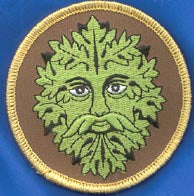 Green Man Iron-on Patch Mythical Collectibles Clothing Patches