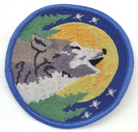 Wolf Sew-on Patch Mythical Collectibles Clothing Patches