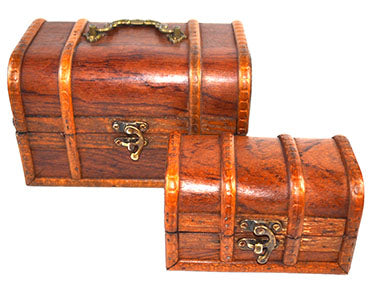 Antique Wood Boxes (Set of 2)Mythical Collectibles
