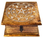 Zodiac Moon Phase Wood Box Mythical Collectibles
