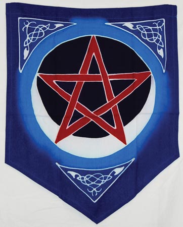 Pentacle Moon PennantMythical Collectibles