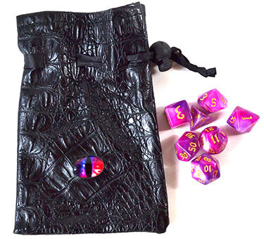 Multi Colored Eye Bag Gaming Dice Mythical Collectibles