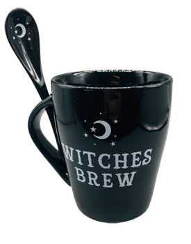 Witches Brew Mug & Spoon Set Mythical Collectibles